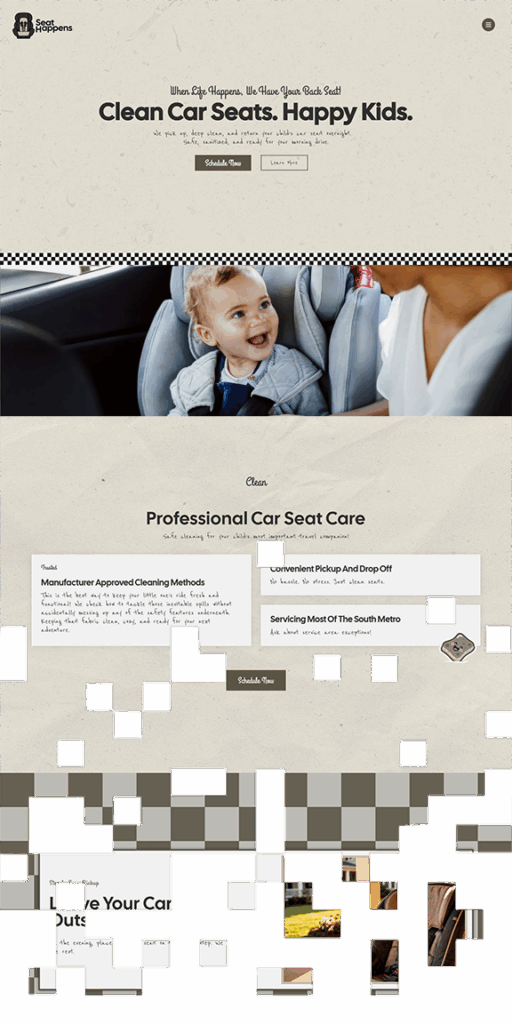 Seat Happens Custom Website Build Thumbnail